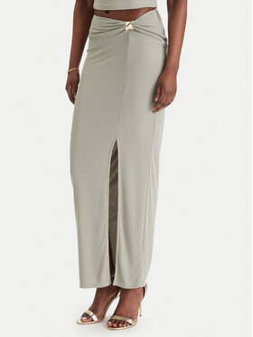 Guess Guess Fustă maxi W6GD15 K2936 Kaki Slim Fit