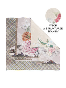 ALLORA BE UNIQUE ALLORA BE UNIQUE Foulard dwustronna żakardowa z jedwabiu Rosa