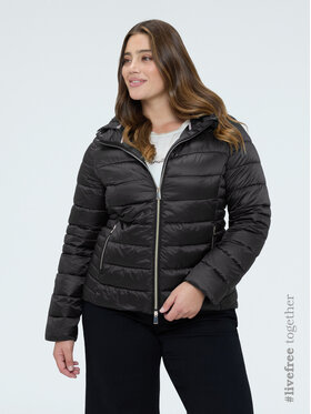 Fiorella Rubino Fiorella Rubino Kurtka puchowa F028T001459N033 Czarny A-Line Fit