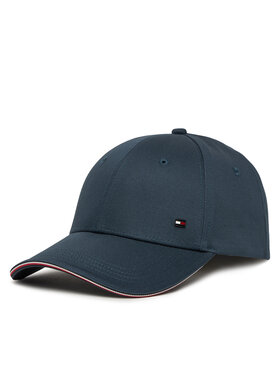 Tommy Hilfiger Tommy Hilfiger Kepurė su snapeliu Th Corporate Cotton 6 Panel Cap AM0AM12035 Tamsiai mėlyna