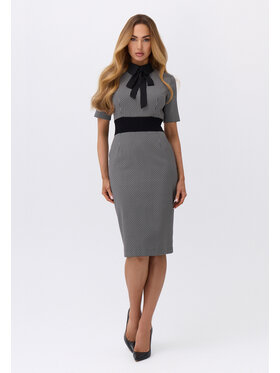 Kasia Zapała Kasia Zapała Sukienka codzienna Jammie Biały Slim Fit
