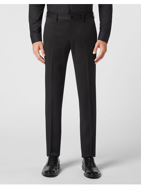 PHILIPP PLEIN PHILIPP PLEIN Spodnie materiałowe 277 Czarny Regular Fit