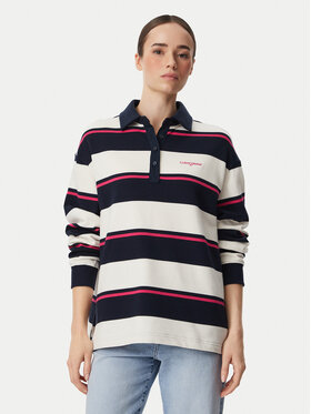 Tommy Jeans Tommy Jeans Polokošile Script Rugby DW0DW23303 Tmavomodrá Relaxed Fit