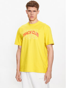 Puma Puma T-shirt Track Meet Graphic 538951 Giallo Regular Fit