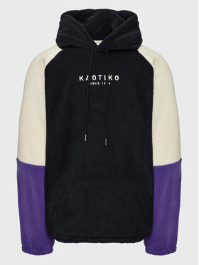 Kaotiko Kaotiko Μπλούζα Kalevi AK201-03-G002 Μαύρο Relaxed Fit