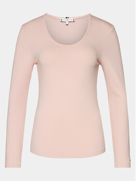 Tommy Hilfiger Tommy Hilfiger Majica WW0WW41654 Ružičasta Slim Fit