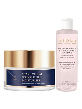Erthskin London Erthskin London Płyn micelarny z ekstraktem z rozmarynu + krem ​​nawilżający wypełniający zmarszczki Krem na dzień i na noc