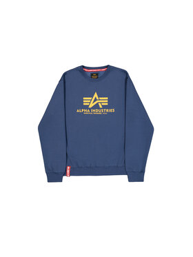 Alpha Industries Alpha Industries Mikina Basic Big Logo Sweatshirt Béžová Regular Fit