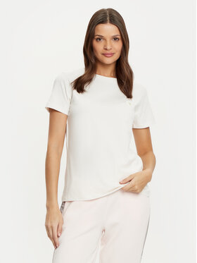 Guess Guess T-Shirt V4YI09 J1314 Εκρού Oversize