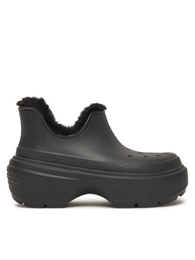 Crocs Crocs Cizme de zăpadă Stomp Lined Shorty Boot 210673 Negru