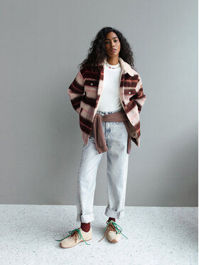 Roxy Roxy Pārejas jaka Passage Of Time ERJJK03670 Bordo Relaxed Fit