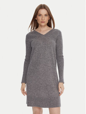 United Colors Of Benetton United Colors Of Benetton Trikotažinė suknelė 1044DV02C Pilka Relaxed Fit