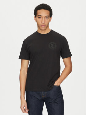 Just Cavalli Just Cavalli Tricou 78OAHT01 Negru Regular Fit