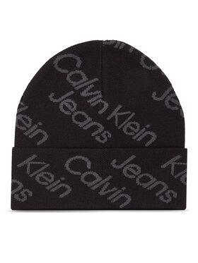 Calvin Klein Jeans Calvin Klein Jeans Czapka Aop Beanie K50K511162 Czarny