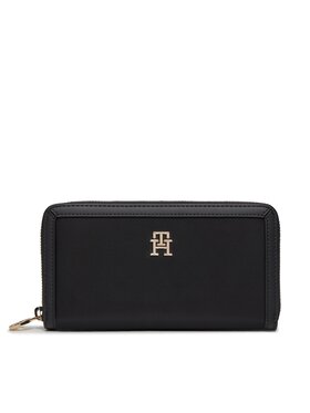 Tommy Hilfiger Tommy Hilfiger Nagy női pénztárca Th Essential S Large Za AW0AW15749 Fekete