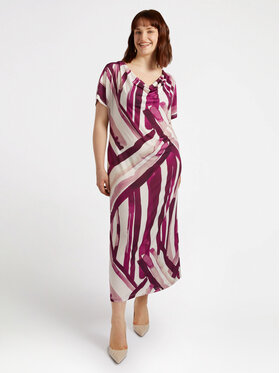 Fiorella Rubino Fiorella Rubino Sukienka wieczorowa 7026L001147N0S1 Bordowy Regular Fit