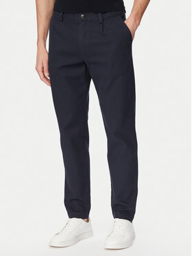 BOSS BOSS Chinos kelnes 50559158 Tamsiai mėlyna Tapered Fit