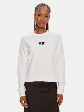 KARL LAGERFELD KARL LAGERFELD Džemperis 245W1813 Balta Regular Fit