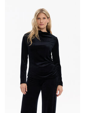 Deni Cler Milano Deni Cler Milano Bluzka W-DC-1460-F5-J8-58-1 Granatowy Regular Fit