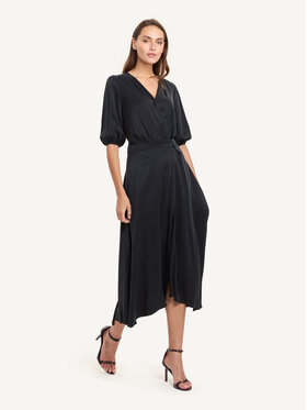 KMX KMX Sukienka koktajlowa 923420007 Czarny Flare Fit