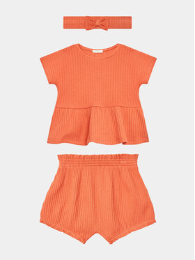 United Colors Of Benetton United Colors Of Benetton Marškinėlių ir šortų komplektas 34F2AK004 Oranžinė Regular Fit