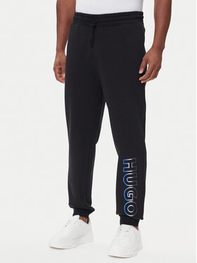 HUGO HUGO Donji dio trenerke Nogtro 50549149 Crna Regular Fit
