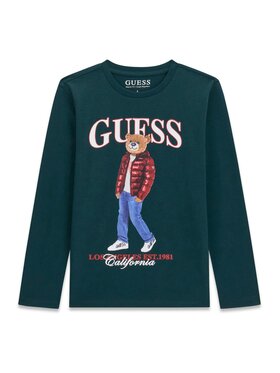 Guess Guess Särkpluus L6BI11 K5732 Roheline Regular Fit