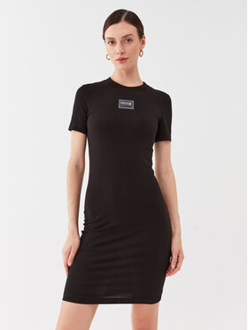 Versace Jeans Couture Versace Jeans Couture Ежедневна рокля 75HAOT12 Черен Slim Fit