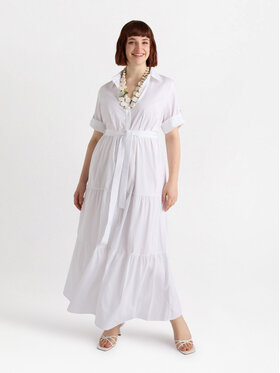 Fiorella Rubino Fiorella Rubino Sukienka wieczorowa 7061T001705N011 Biały A-Line Fit