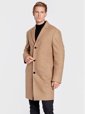 Calvin Klein Calvin Klein Prechodný kabát K10K110462 Hnedá Regular Fit
