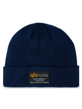 Alpha Industries Alpha Industries Czapka Crew Beanie 128924 Granatowy
