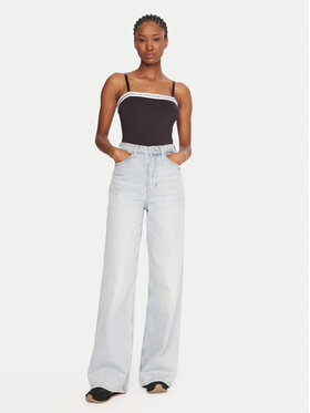 Guess Jeans Guess Jeans κορμάκι W5BP26 K1092 Μαύρο Slim Fit