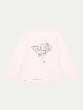 Guess Guess Majica K4YI11 K6YW4 Ružičasta Regular Fit