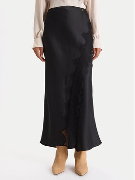 BOSS BOSS Spódnica maxi C_Vlace 50548389 Czarny Slim Fit