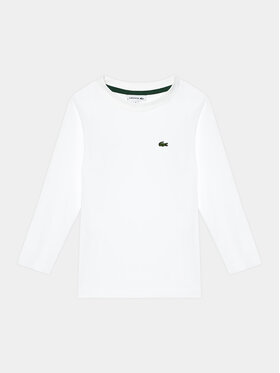 Lacoste Lacoste Μπλουζάκι TJ1123 Λευκό Regular Fit