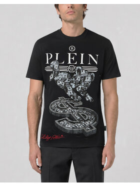 PHILIPP PLEIN PHILIPP PLEIN T-Shirt 31105 Czarny Regular Fit