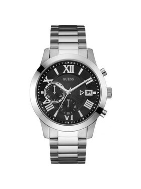 Guess Guess Hodinky W0668G3 Stříbrná