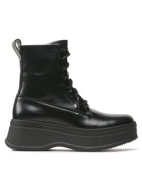 Calvin Klein Calvin Klein Μποτάκια Pitched Combat HW0HW01599 Μαύρο