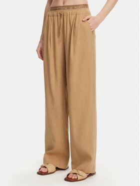 Marella Marella Spodnie materiałowe Fred 2513131085 Beżowy Wide Leg