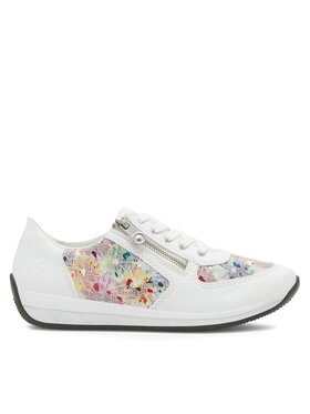 Rieker Rieker Sneakersy N1112-90 Biela