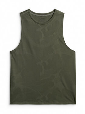 4F 4F Koszulka techniczna ATHLETIC Khaki Regular Fit