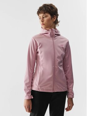 4F 4F Softshellová bunda 4FWSS24TSOFF215-56S Ružová Regular Fit