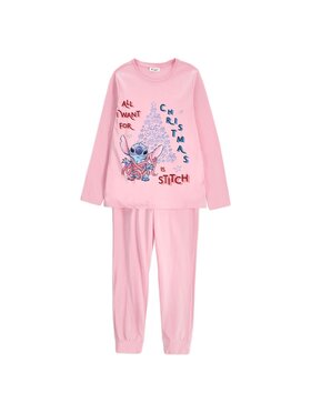 Coccodrillo Coccodrillo Piżama ZC6448104LGD-033 Różowy Regular Fit