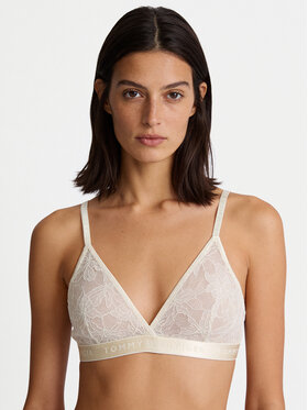 Tommy Hilfiger Tommy Hilfiger Podprsenka Bralette UW0UW06263 Écru