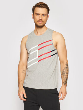 Tommy Hilfiger Tommy Hilfiger Tank top Graphic MW0MW18588 Šedá Relaxed Fit