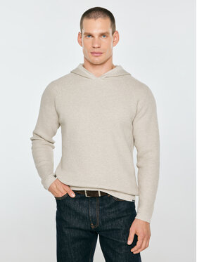 BIG STAR BIG STAR Sweter HOODSON Beżowy Basic Fit