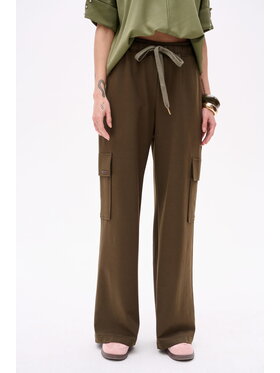blue shadow blue shadow Spodnie damskie Atlas Khaki Regular Fit