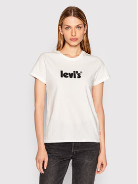 Levi's® Levi's® T-shirt The Perfect 17369-1755 Bijela Regular Fit