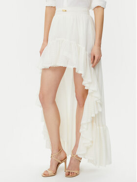 Guess Guess Fustă 5GGD34 7317A Alb Regular Fit