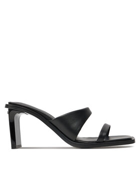 Calvin Klein Calvin Klein Шльопанці Heel Slide 70 Lth HW0HW02072 Чорний